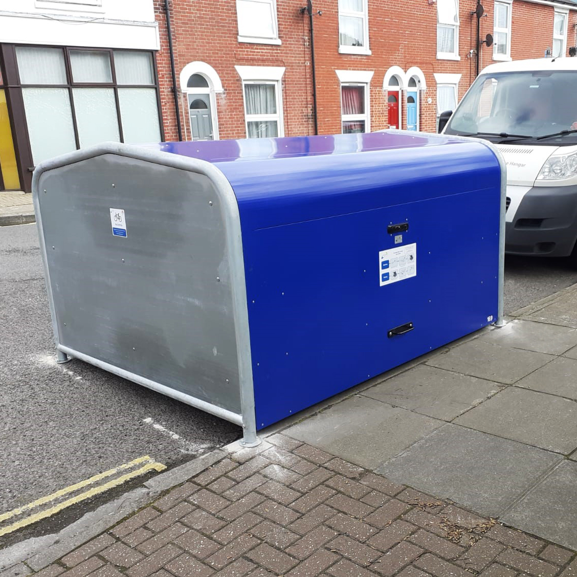 FalcoPod Bike Hangar Trial Portsmouth Council